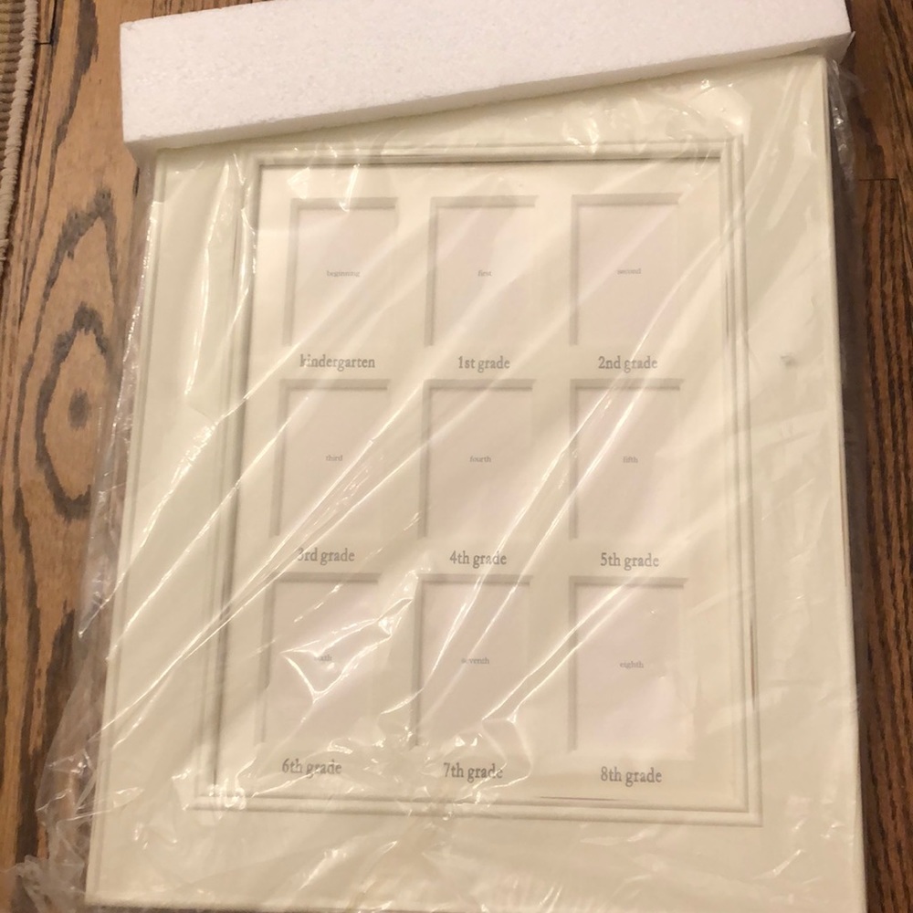 Pottery Barn School Years Frame White NIB